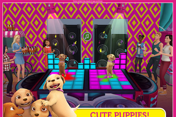 barbie dreamhouse puppies